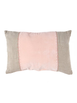 De Velvet Divorce Kussensloop - Natuurlijke Roze - 30x50
