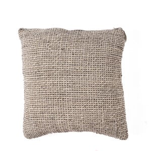Bazar Bizar Antwerp The Linen Grain Cushion Cover - Natural Black