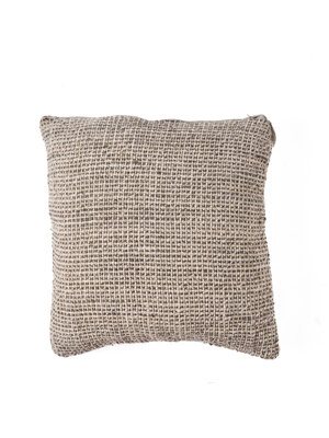 Bazar Bizar Antwerp De Linen Grain Kussensloop - Naturel Zwart