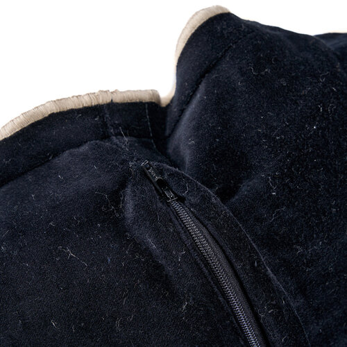 Bazar Bizar Antwerp De Nordic Stripe Kussensloop - Natuurlijke Zwart - 50x50