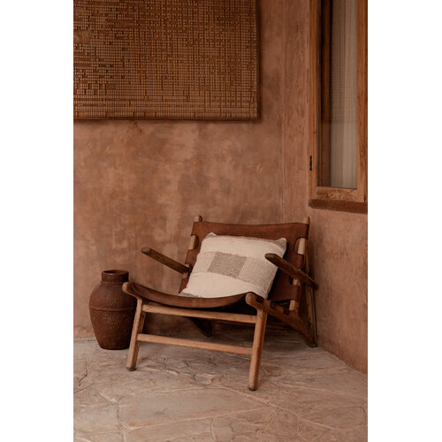 De Linen Threads Kussensloop - Wit Naturel De Linen Threads Kussensloop - Wit Naturel