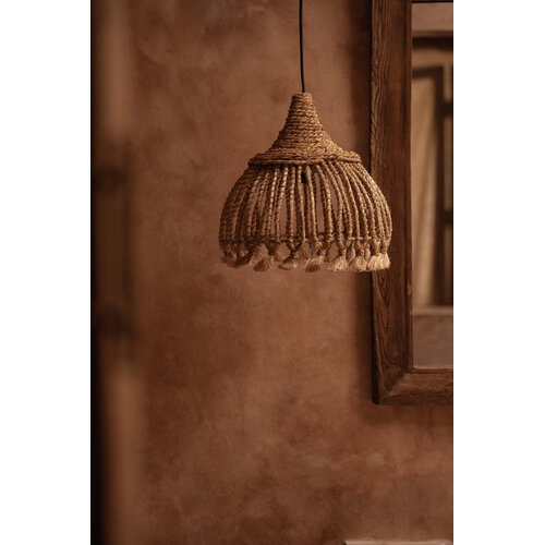 Bazar Bizar De Abaca Tassel Hanglamp - Naturel - S