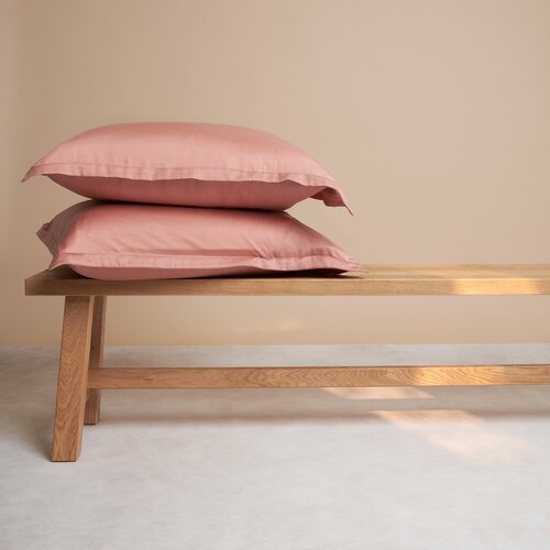 Coco & Cici TENCEL™ - Sateen Kussensloop Terra Roze