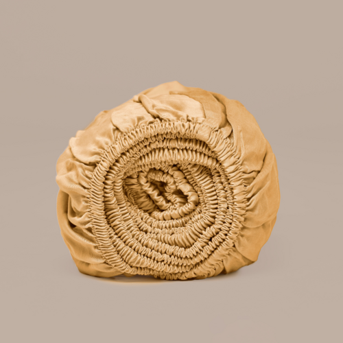 Coco & Cici Bamboe Hoeslaken Okergeel 180 x 210