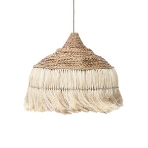 Bazar Bizar Antwerp The Abaca Hoola Pendant - Natural - L