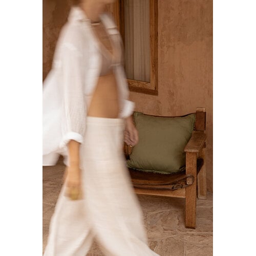 Bazar Bizar Antwerp De Minty Fresh Kussensloop - Groen