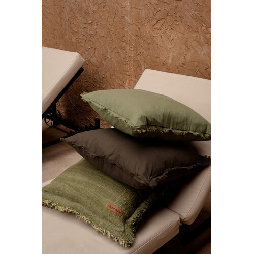 Bazar Bizar Antwerp De Smoky Vibe Kussensloop - Grijs