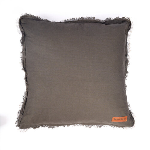 Bazar Bizar Antwerp De Smoky Vibe Kussensloop - Grijs