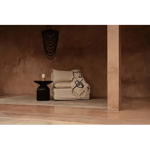 Bazar Bizar The Evil Eye Bedsprei - Natural Black