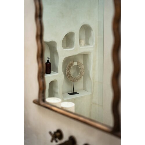 Bazar Bizar The Papua Shell Disc op Standaard - Wit - M