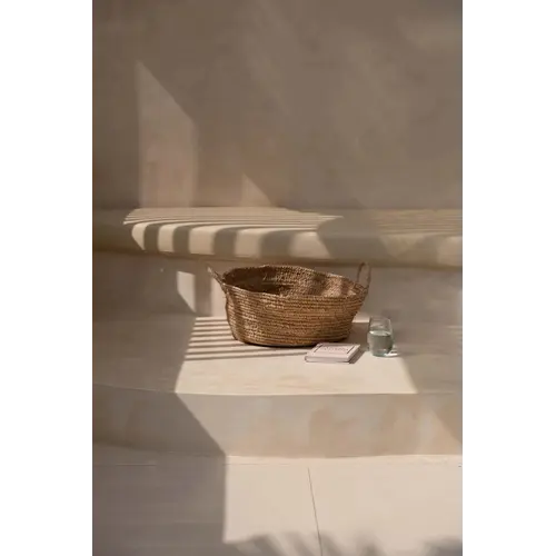 Bazar Bizar De Raffia Mand - Naturel - M