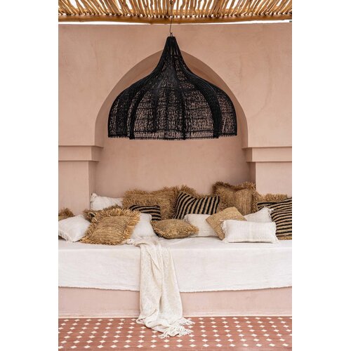 Bazar Bizar Kussen Raffia Cushion Square - Natural - M Bazar Bizar Kussen Raffia Cushion Square - Natural - M