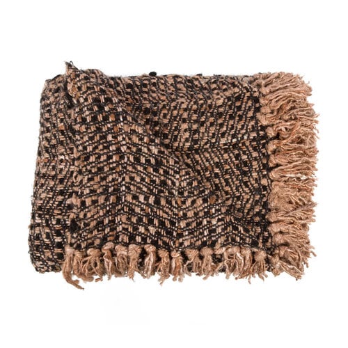 Bazar Bizar The s'il vous Plaid - Zwart Koper Bazar Bizar The s'il vous Plaid - Zwart Koper