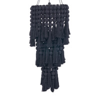The Nomad Cotton Chandelier - Black - XL