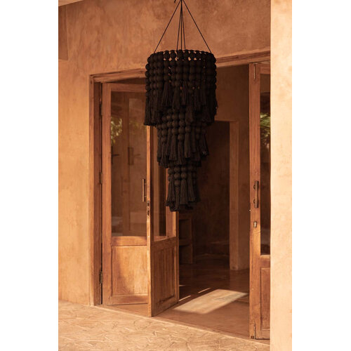 Bazar Bizar Antwerp The Nomad Cotton Chandelier - Black - XL