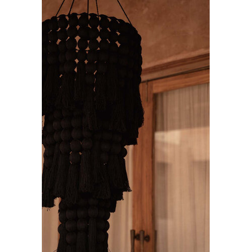 Bazar Bizar Antwerp The Nomad Cotton Chandelier - Black - XL