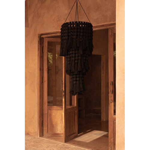 Bazar Bizar Antwerp The Nomad Cotton Chandelier - Black - XL