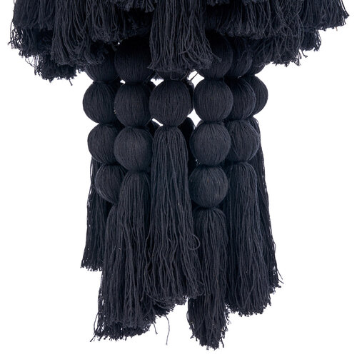 Bazar Bizar Antwerp The Nomad Cotton Chandelier - Black - XL