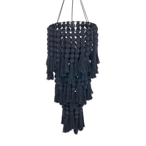Bazar Bizar Antwerp The Nomad Cotton Chandelier - Black - XL