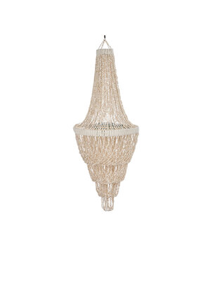 Bazar Bizar Antwerp The Ocean Tower Schelpen Kroonluchter - Natural - L Bazar Bizar Antwerp The Ocean Tower Schelpen Kroonluchter - Natural - L