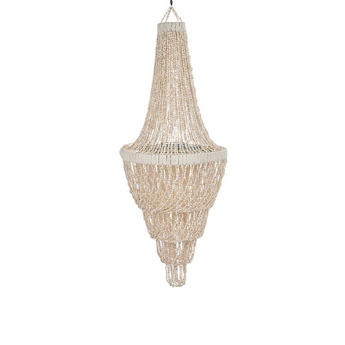 Bazar Bizar Antwerp The Ocean Tower Schelpen Kroonluchter - Natural - L Bazar Bizar Antwerp The Ocean Tower Schelpen Kroonluchter - Natural - L