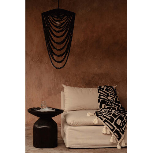Bazar Bizar Antwerp The Wooden Bead Chandelier - Black - L Bazar Bizar Antwerp The Wooden Bead Chandelier - Black - L