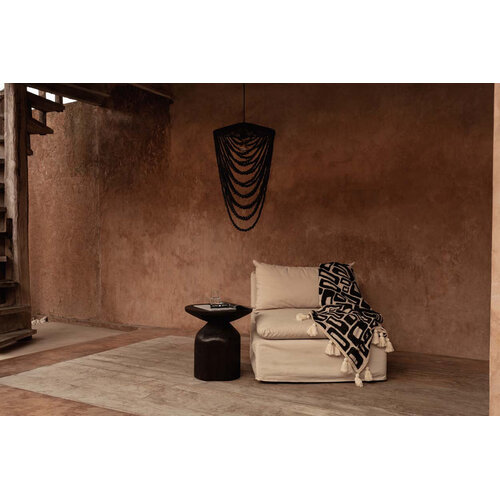 Bazar Bizar Antwerp The Wooden Bead Chandelier - Black - L Bazar Bizar Antwerp The Wooden Bead Chandelier - Black - L