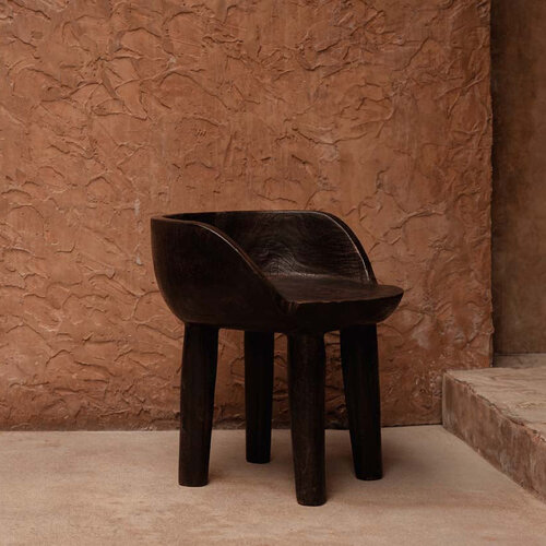 Bazar Bizar Antwerp The Sit Happens Low Chair - Dark Walnut Bazar Bizar Antwerp The Sit Happens Low Chair - Dark Walnut