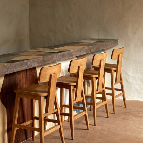 Bazar Bizar Antwerp The LovYa Barstool - Natural Bazar Bizar Antwerp The LovYa Barstool - Natural