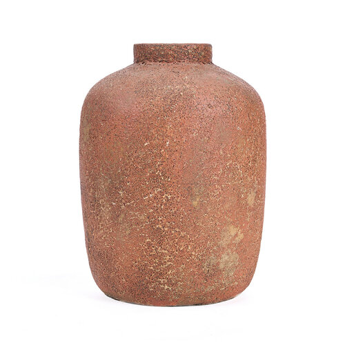 Bazar Bizar Antwerp De Clay Echo Vaas - Terracotta - L