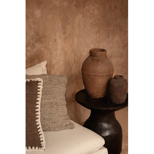 Bazar Bizar Antwerp De Clay Echo Vaas - Bourgondisch - S