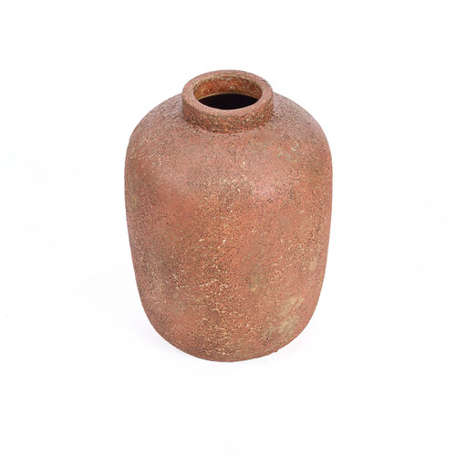 Bazar Bizar Antwerp De Clay Echo Vaas - Terracotta - L