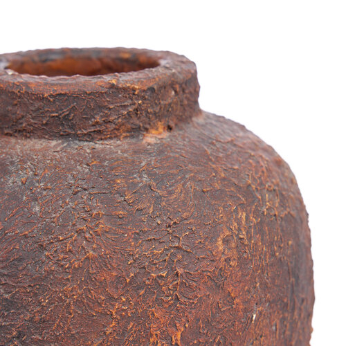 Bazar Bizar Antwerp De Clay Echo Vaas - Bourgondisch - S