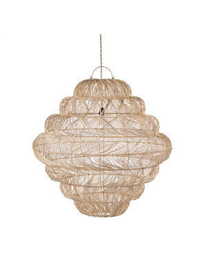 Bazar Bizar Antwerp De Aurora Puff Hanglamp - Natuurlijk - XL Bazar Bizar Antwerp De Aurora Puff Hanglamp - Natuurlijk - XL
