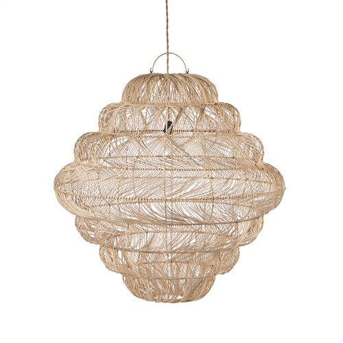 Bazar Bizar Antwerp De Aurora Puff Hanglamp - Natuurlijk - XL Bazar Bizar Antwerp De Aurora Puff Hanglamp - Natuurlijk - XL