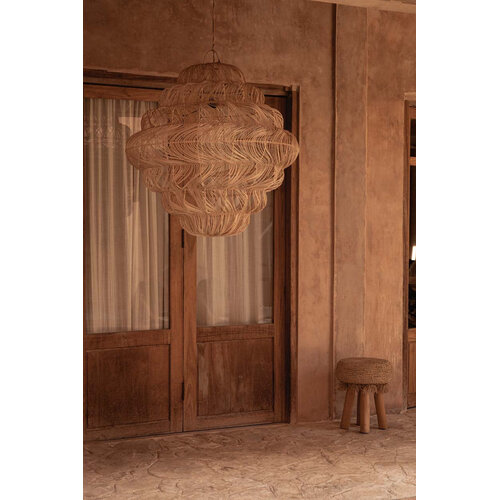 Bazar Bizar Antwerp De Aurora Puff Hanglamp - Natuurlijk - XL Bazar Bizar Antwerp De Aurora Puff Hanglamp - Natuurlijk - XL
