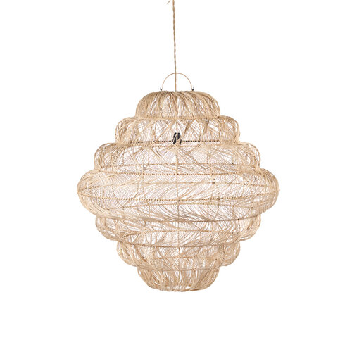 Bazar Bizar Antwerp De Aurora Puff Hanglamp - Natuurlijk - XL Bazar Bizar Antwerp De Aurora Puff Hanglamp - Natuurlijk - XL