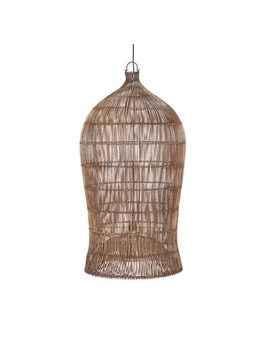 Bazar Bizar Antwerp The Woven Bell Pendant - Dark Walnut - XL