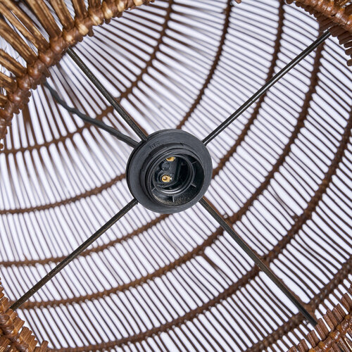 Bazar Bizar Antwerp De Woven Bell Hanglamp - Donker Walnoot - XL Bazar Bizar Antwerp De Woven Bell Hanglamp - Donker Walnoot - XL