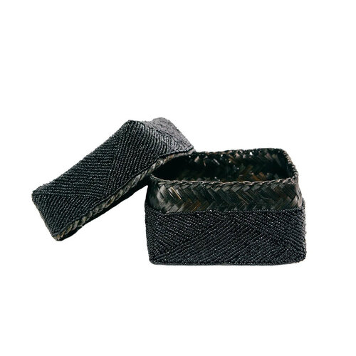 Bazar Bizar Antwerp De Beaded Mand - Zwart - L Bazar Bizar Antwerp De Beaded Mand - Zwart - L