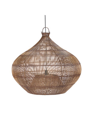 Bazar Bizar Antwerp De Desert Gourd Hanglamp - Donker Walnoot - L