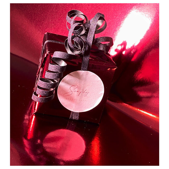 Geschenkverpakking- graag bij opmerkingen noteren welke producten ingepakt moeten worden.