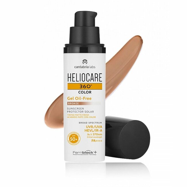 HelioCare Getinte heliocare 360° Gel Oil Free Bronze  NEW!