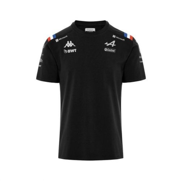 ALPINE F1® ALPINE F1® Team 2022 black T-shirt for men