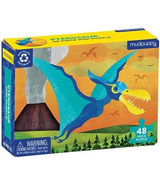 Mudpuppy Mudpuppy Mini Puzzle Pterosaur 48 pcs 4+