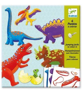 Djeco Djeco | Jumping Jacks | Dinosaurus | 6 delig | 6-9 jaar