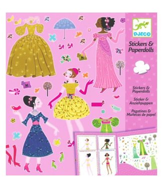 Djeco Djeco | Stickers & Paperdolls | Dresses Through the Seasons | 4-8 jaar