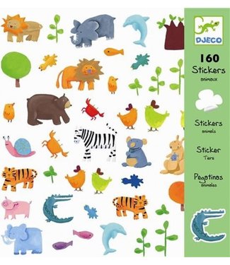 Djeco Djeco | Stickers | Animals | 160 stuks | 4+