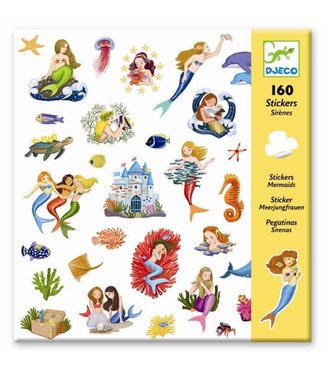 Djeco Djeco | Stickers | Mermaids | 160 stuks | 4+