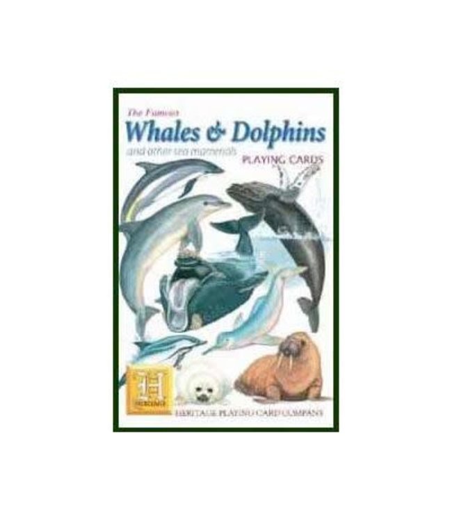 Heritage Playing Cards | Speelkaarten | Whales & Dolphins